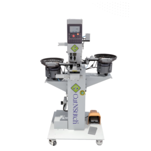 Automatic Snap Button Machine with Pre-holing