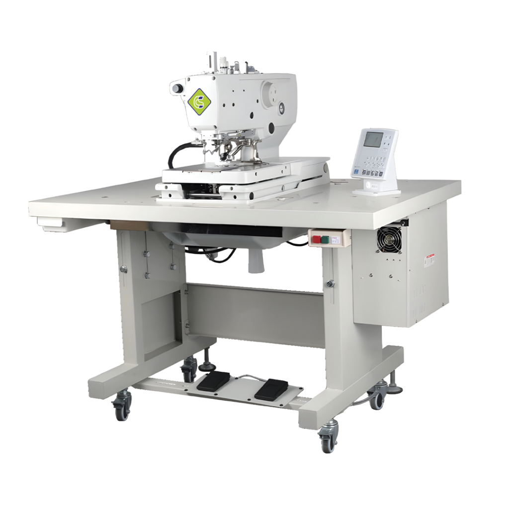 ELECTRONIC EYELET BUTTONHOLE MACHINE